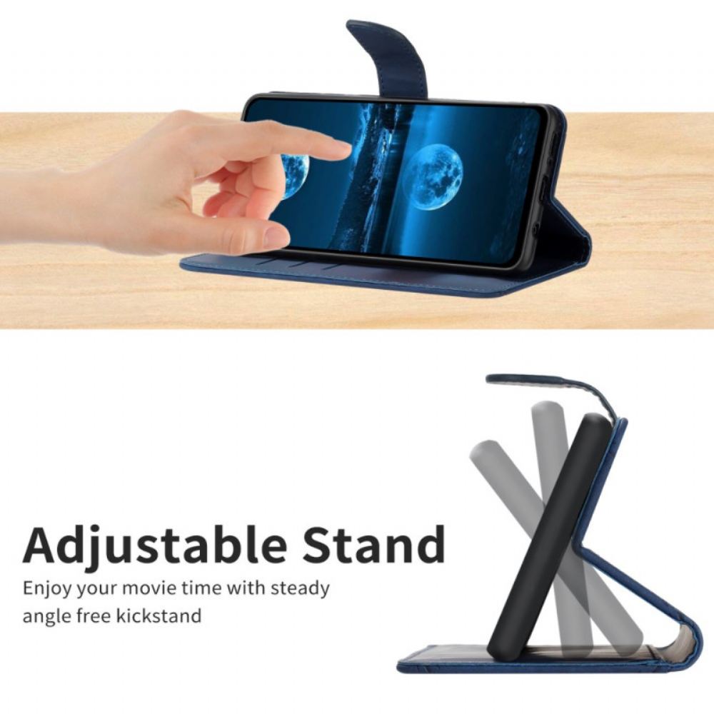 Kožený Kryt Xiaomi Redmi Note 14 5g Šňůrky A Úchytky Popruhu