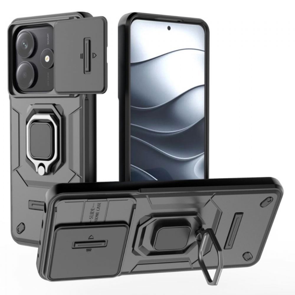 Kryt Na Xiaomi Redmi Note 14 5g Multifunkční S Držákem A Ochranou Čočky
