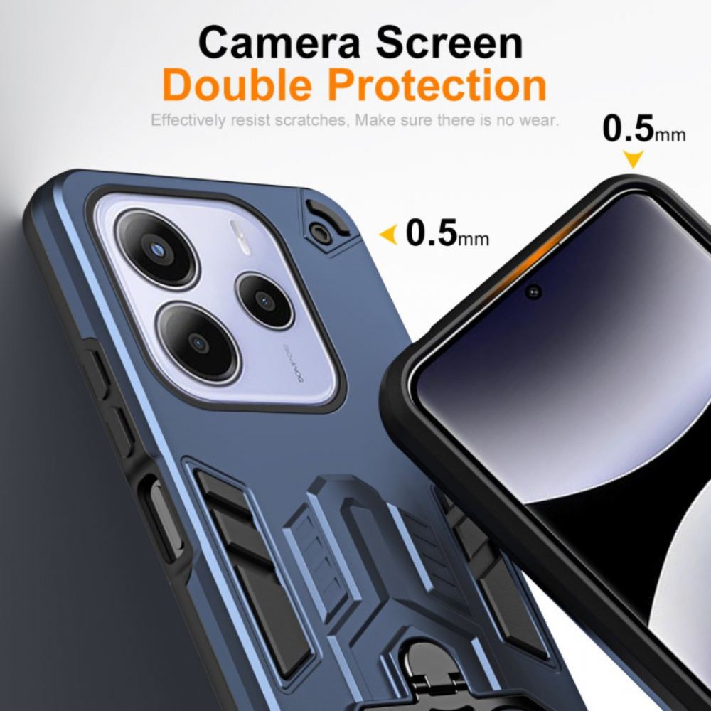 Kryt Xiaomi Redmi Note 14 5g Držák Na Prsteny S Kovovým Efektem