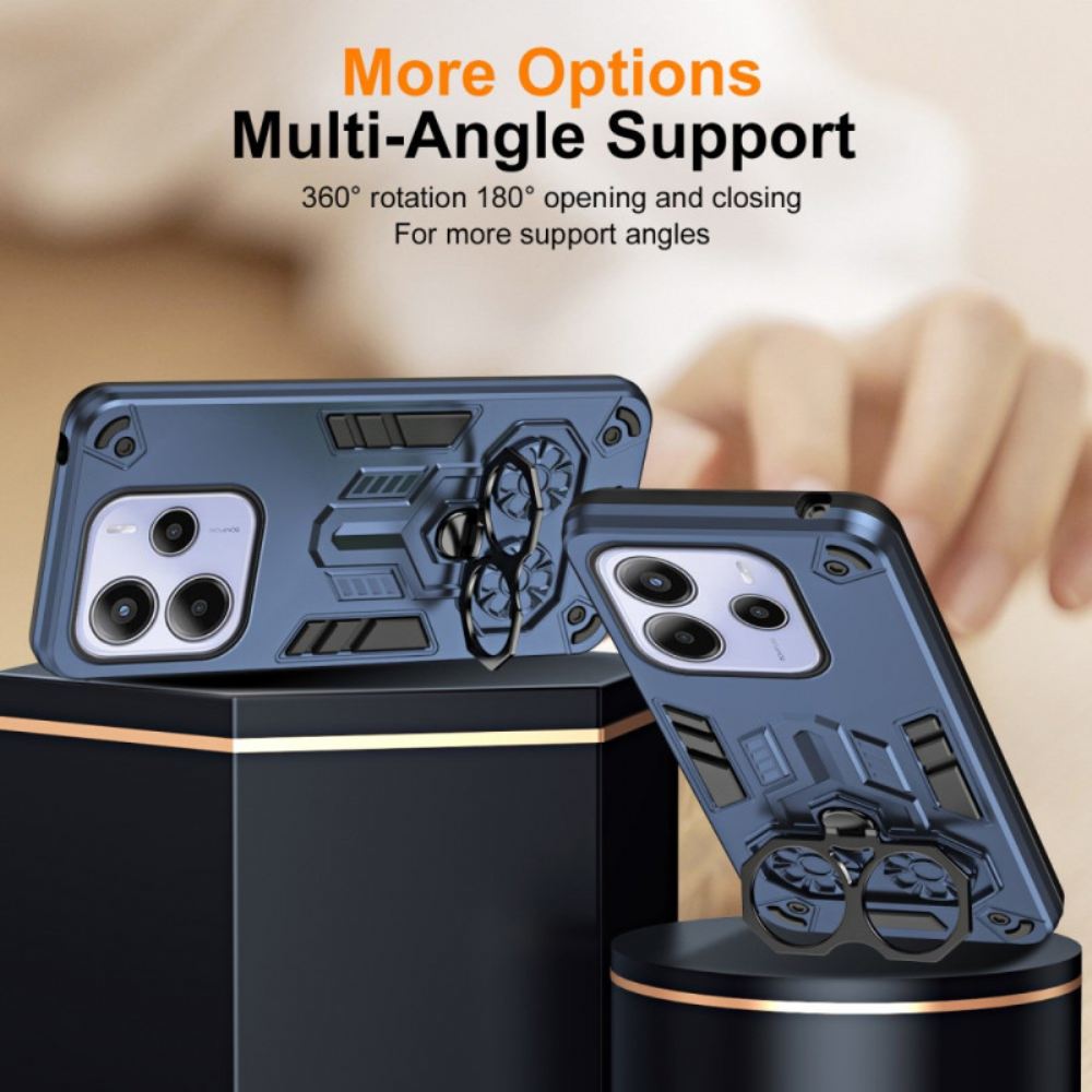 Kryt Xiaomi Redmi Note 14 5g Držák Na Prsteny S Kovovým Efektem