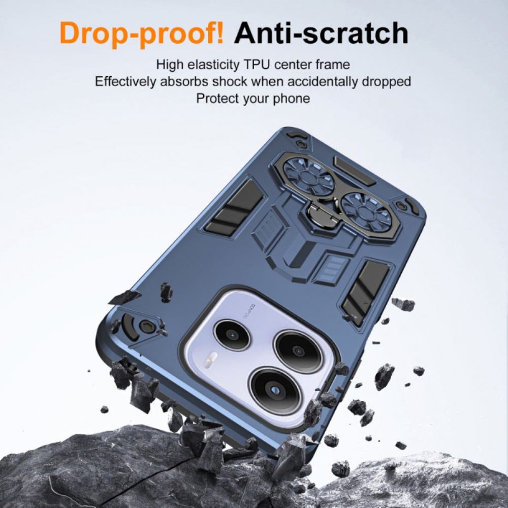 Kryt Xiaomi Redmi Note 14 5g Držák Na Prsteny S Kovovým Efektem