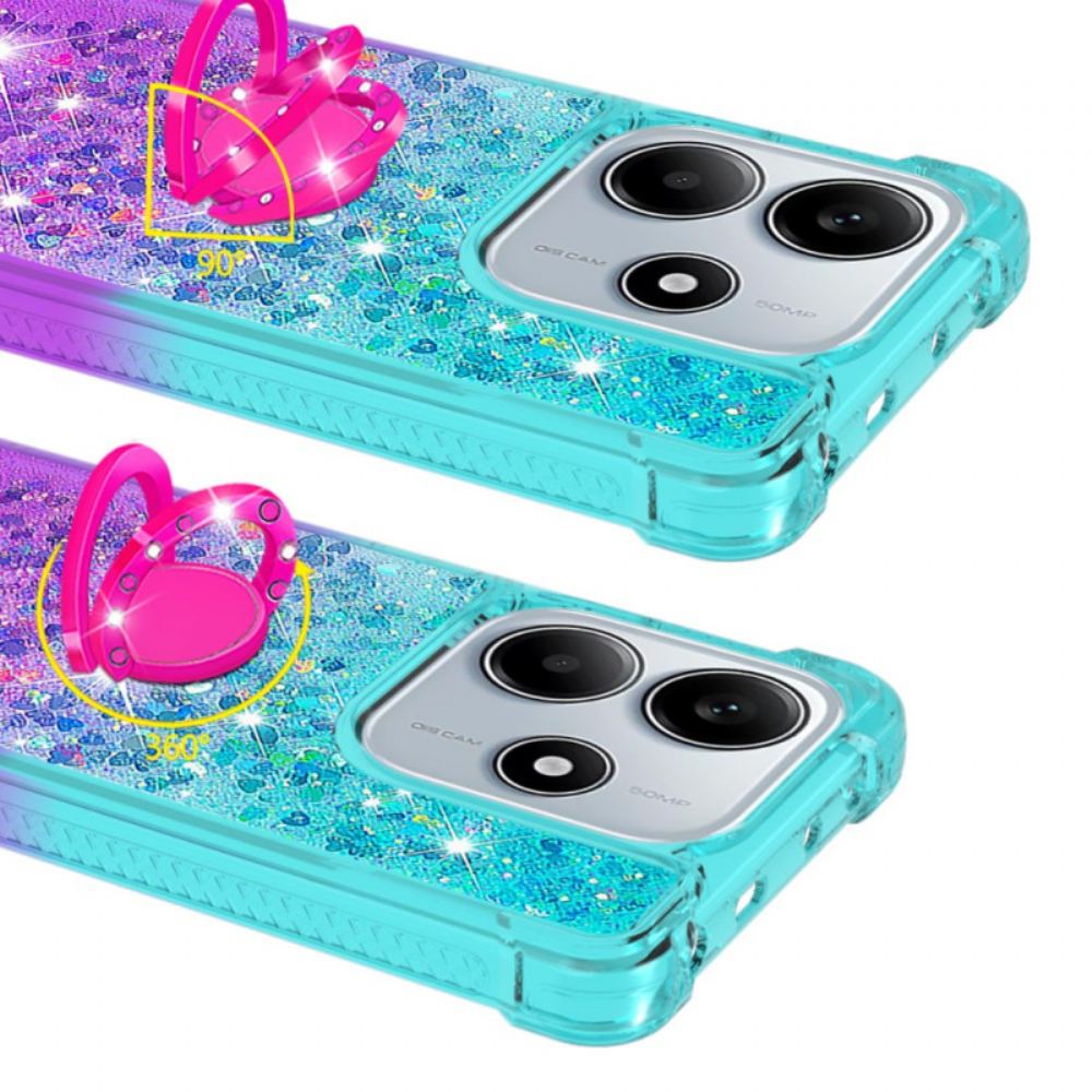 Kryt Xiaomi Redmi Note 14 5g Gradientní Třpytky S Držákem