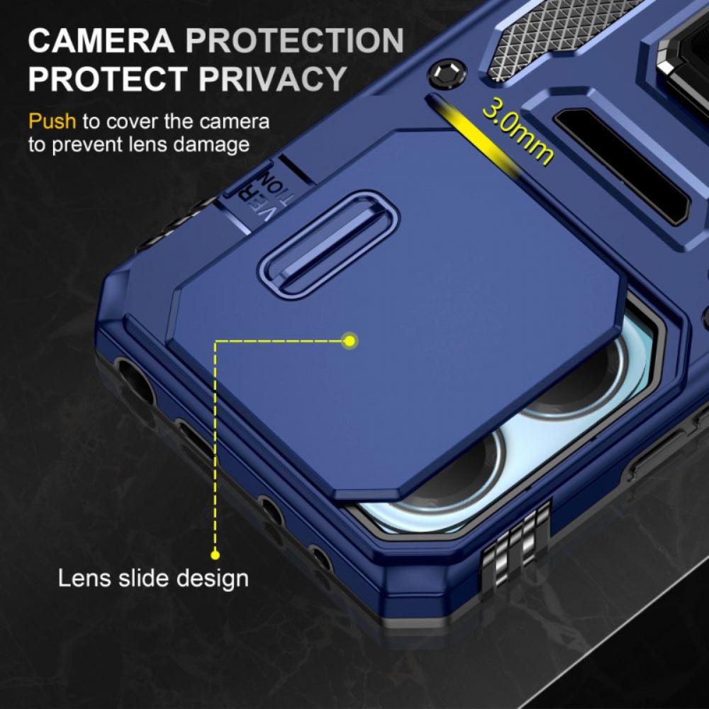Kryt Xiaomi Redmi Note 14 5g Ultra Odolný Se Stojánkem A Ochranou Objektivu