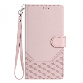 Peněženková Pouzdra Xiaomi Redmi Note 14 5g Kryty Na Mobil Funkce Rfid Vzor Včelí Plástve