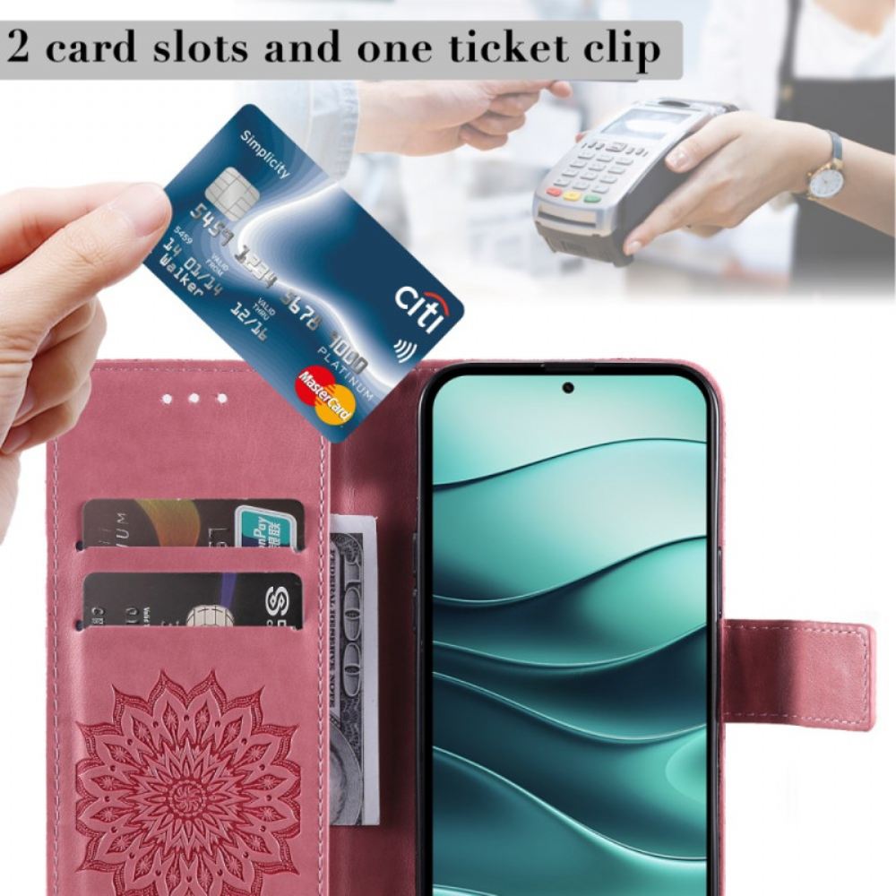 Peněženková Pouzdra Xiaomi Redmi Note 14 5g Kryty Na Mobil Mandala