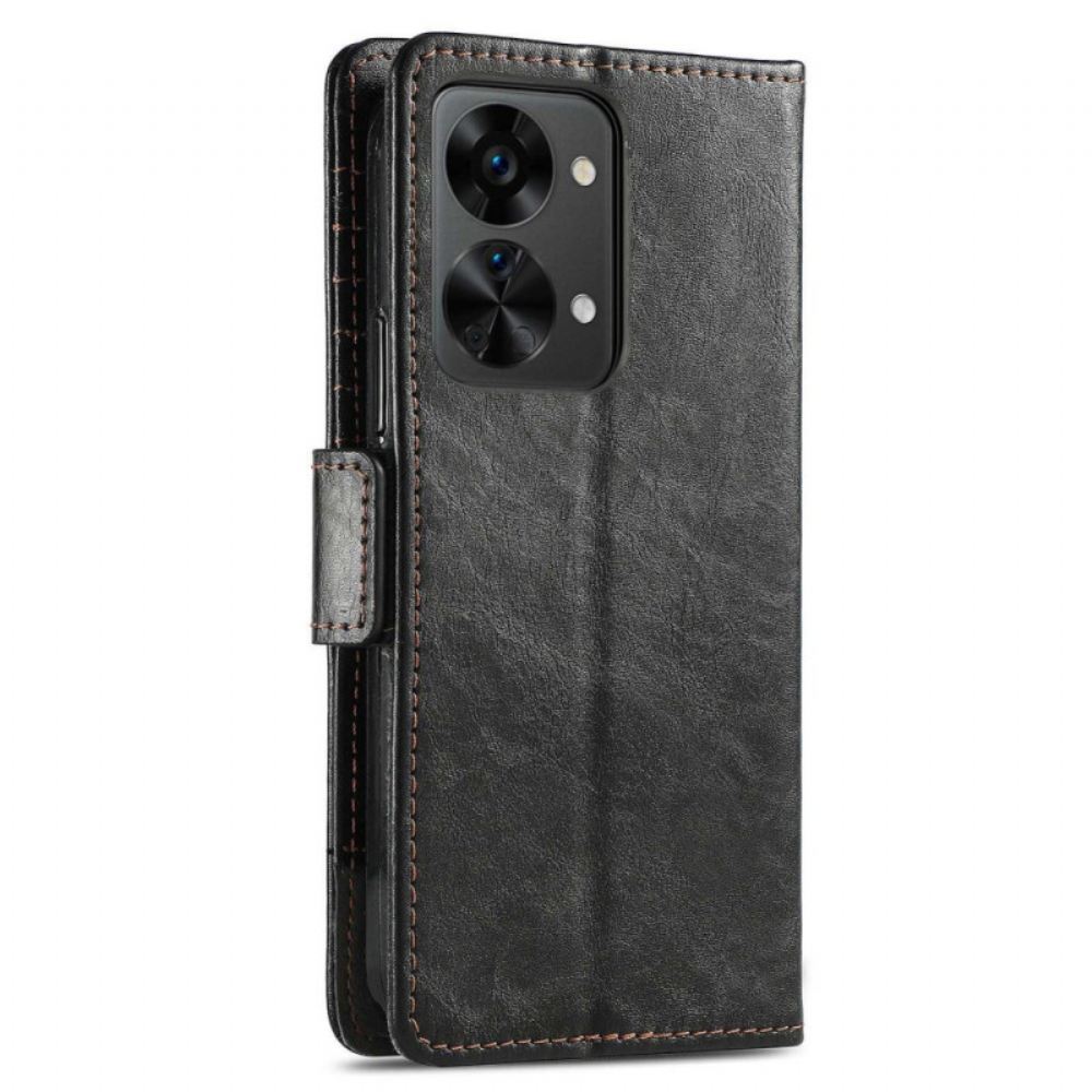 Flipové Pouzdro Na OnePlus Nord 2T 5G Držák Rfid Karty