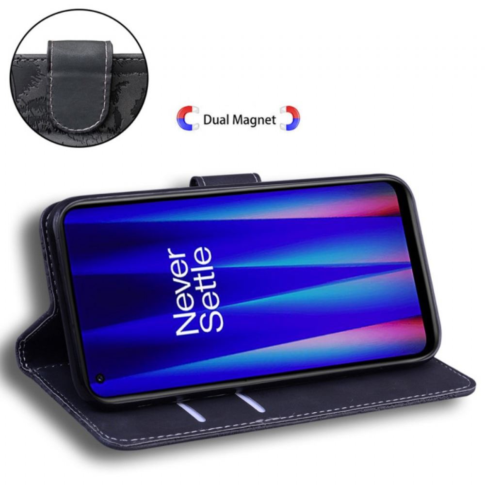Flipové Pouzdro Na OnePlus Nord 2T 5G Vzor Tygra