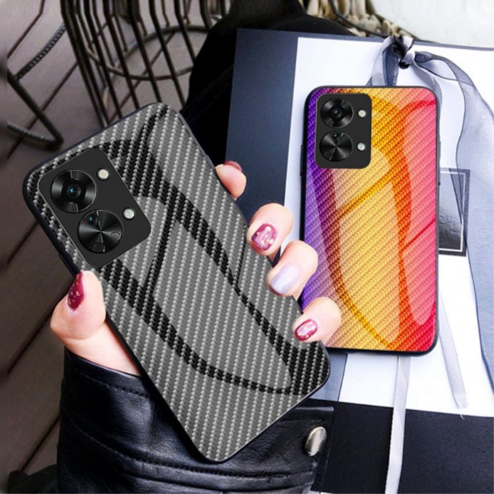 Kryt Na OnePlus Nord 2T 5G Tvrzené Sklo Z Uhlíkových Vláken