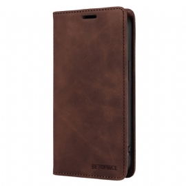 Kožené Pouzdro Folio Na Oppo Reno 13f 4g / 5g / 13 Fs 5g Technologie Anti-rfid Betopnice