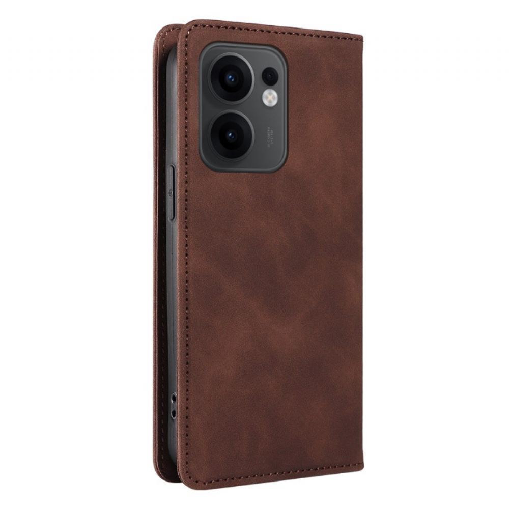 Kožené Pouzdro Folio Na Oppo Reno 13f 4g / 5g / 13 Fs 5g Technologie Anti-rfid Betopnice