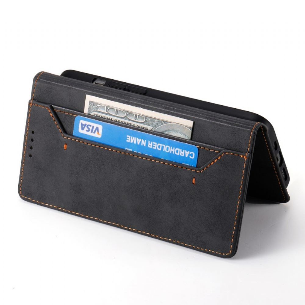 Kožené Pouzdro Folio Oppo Reno 13f 4g / 5g / 13 Fs 5g Rfid Peněženka