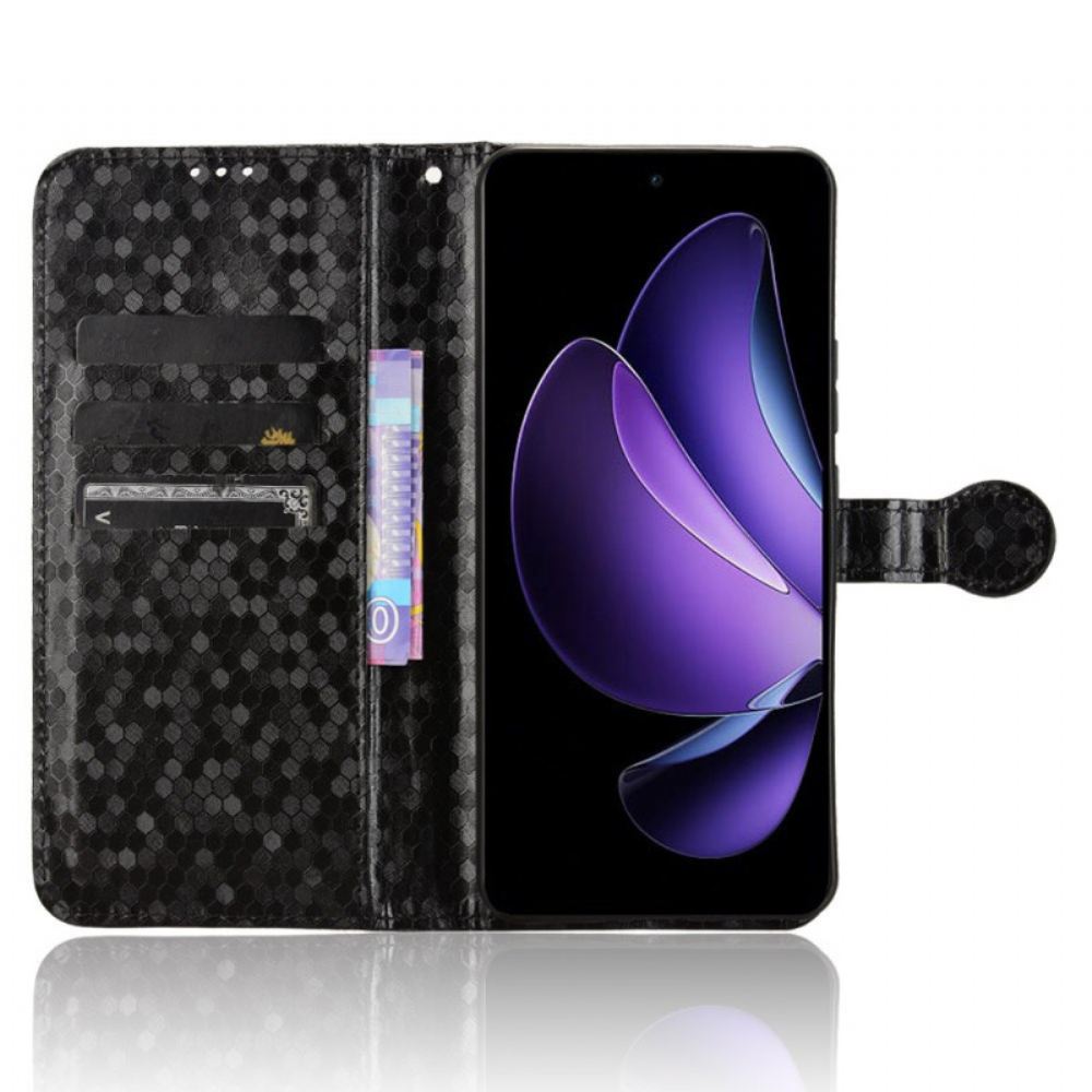 Kožený Kryt Oppo Reno 13f 4g / 5g / 13 Fs 5g Lesklý Design