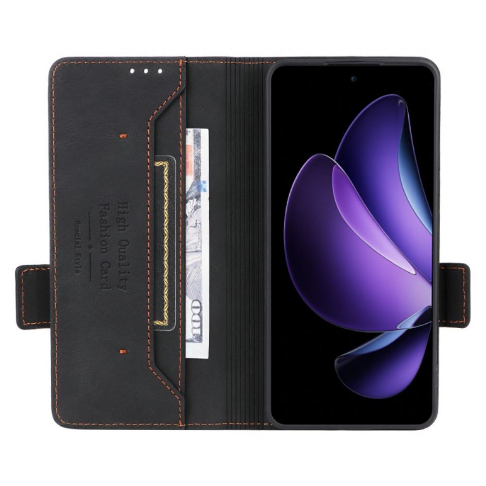 Kožený Kryt Oppo Reno 13f 4g / 5g / 13 Fs 5g Retro Design