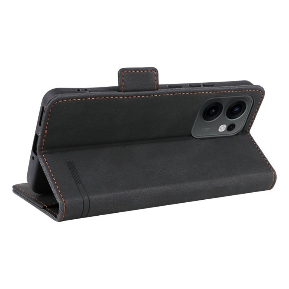 Kožený Kryt Oppo Reno 13f 4g / 5g / 13 Fs 5g Retro Design