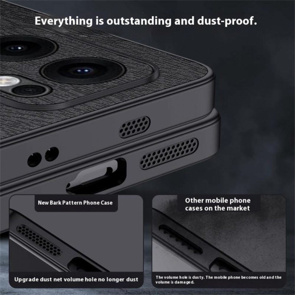 Kryt Oppo Reno 13f 4g / 5g / 13 Fs 5g Dřevěný Efekt