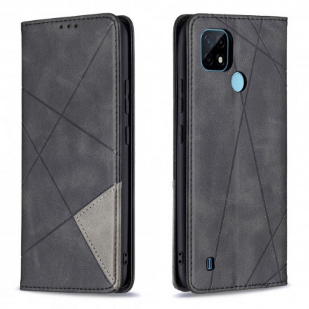Kryty Na Mobil Na Realme C21 Flipové Pouzdro Styl Umělce