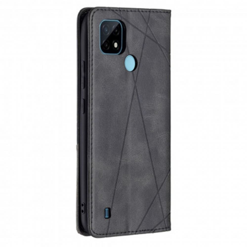 Kryty Na Mobil Na Realme C21 Flipové Pouzdro Styl Umělce