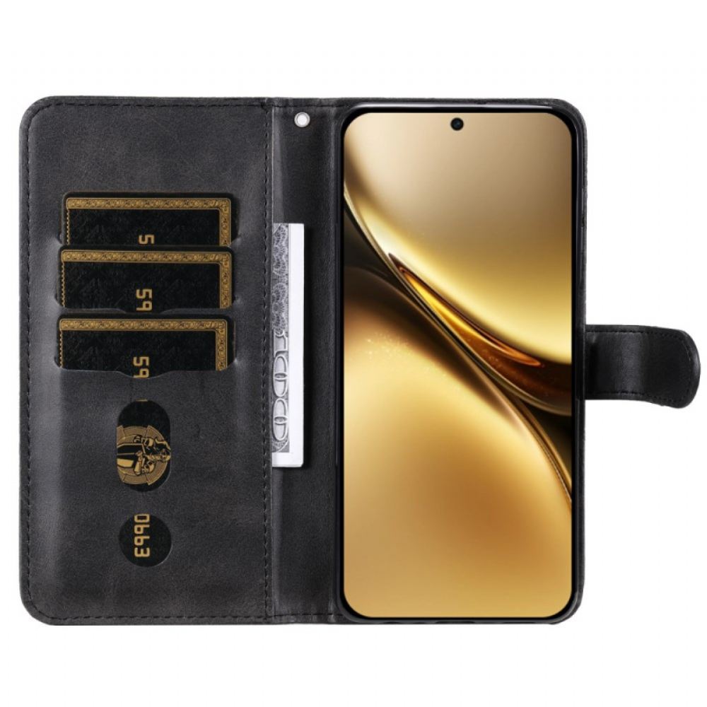 Kožený Kryt Vivo X200 Pro Peněženka Na Zip