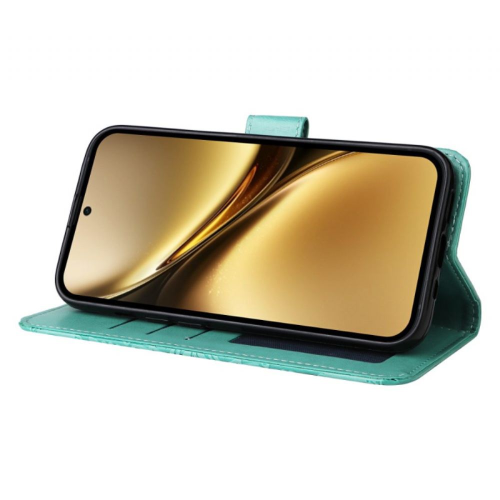 Kožený Kryt Vivo X200 Pro Slunečnicový Vzor