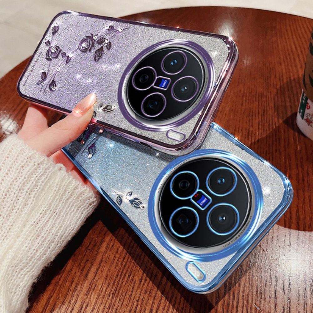 Kryt Vivo X200 Pro Kryty Na Mobil Květiny A Kamínky Kadem