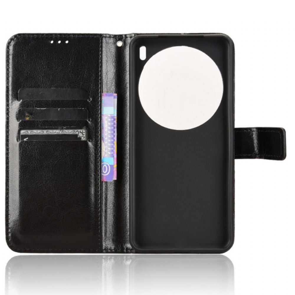 Peněženková Pouzdra Vivo X200 Pro Kryty Na Mobil Okázalá Umělá Kůže