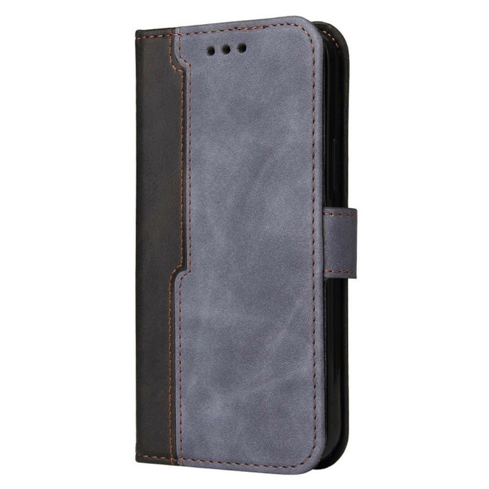 Flipové Pouzdro Na Xiaomi Redmi Note 10 5G / Poco M3 Pro 5G Dvoubarevná