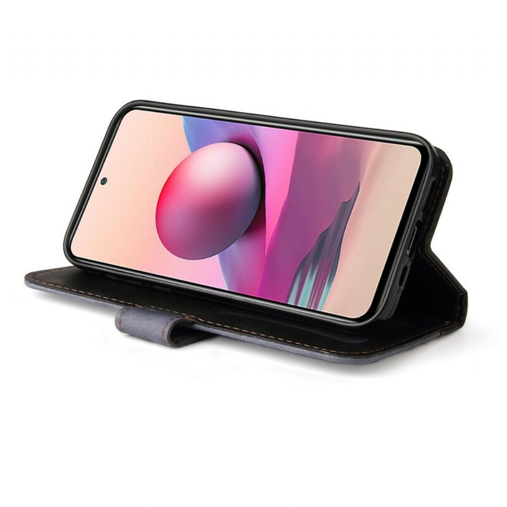 Flipové Pouzdro Na Xiaomi Redmi Note 10 5G / Poco M3 Pro 5G Dvoubarevná