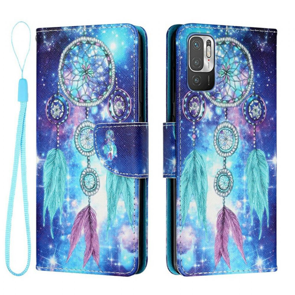 Flipové Pouzdro Na Xiaomi Redmi Note 10 5G / Poco M3 Pro 5G Lapač Snů V Twilight