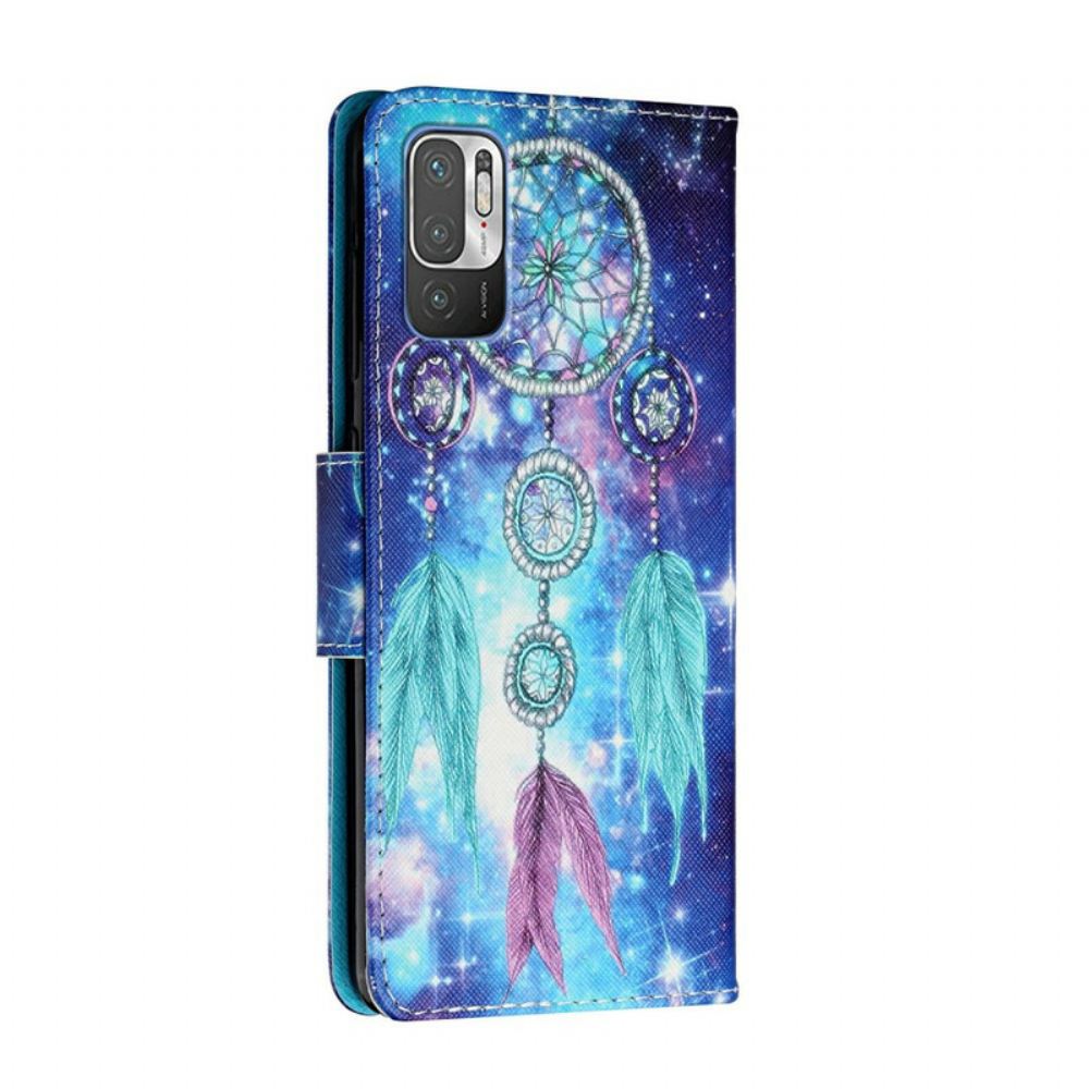 Flipové Pouzdro Na Xiaomi Redmi Note 10 5G / Poco M3 Pro 5G Lapač Snů V Twilight
