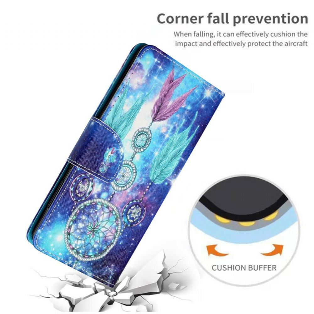 Flipové Pouzdro Na Xiaomi Redmi Note 10 5G / Poco M3 Pro 5G Lapač Snů V Twilight