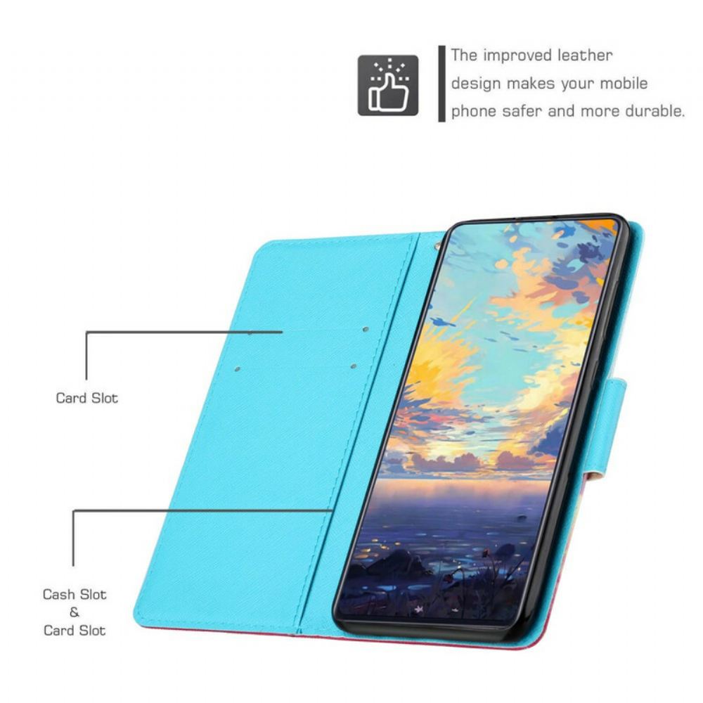 Flipové Pouzdro Na Xiaomi Redmi Note 10 5G / Poco M3 Pro 5G Lapač Snů V Twilight