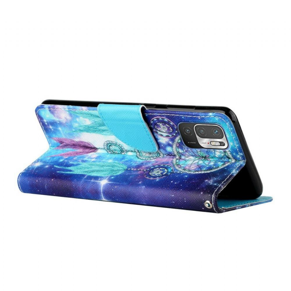 Flipové Pouzdro Na Xiaomi Redmi Note 10 5G / Poco M3 Pro 5G Lapač Snů V Twilight