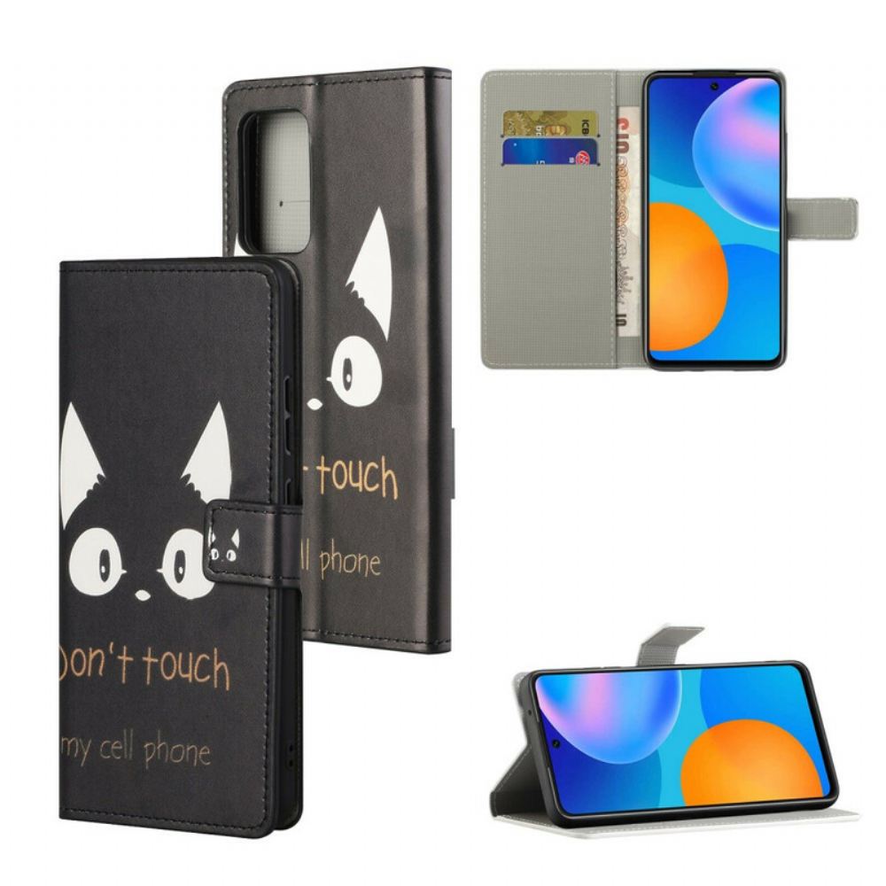 Flipové Pouzdro Na Xiaomi Redmi Note 10 5G / Poco M3 Pro 5G Nedotýkejte Se Mého Mobilu