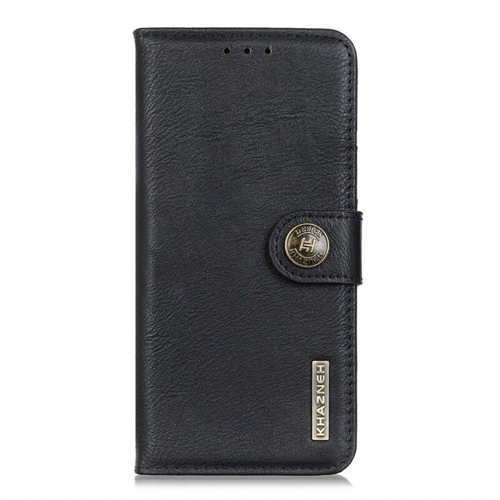 Flipové Pouzdro Na Xiaomi Redmi Note 10 5G / Poco M3 Pro 5G Retro Dělená Umělá Kůže Khazneh