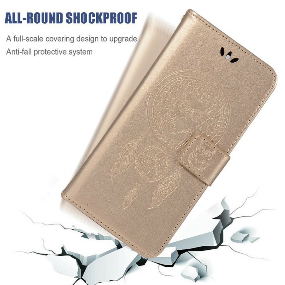Flipové Pouzdro Na Xiaomi Redmi Note 10 5G / Poco M3 Pro 5G Sova Lapač Snů