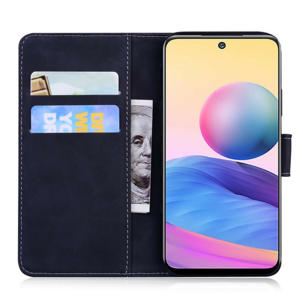Flipové Pouzdro Na Xiaomi Redmi Note 10 5G / Poco M3 Pro 5G Tiger Face Print