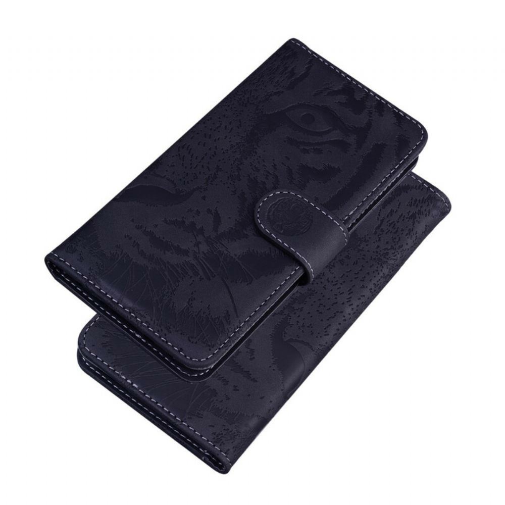 Flipové Pouzdro Na Xiaomi Redmi Note 10 5G / Poco M3 Pro 5G Tiger Face Print
