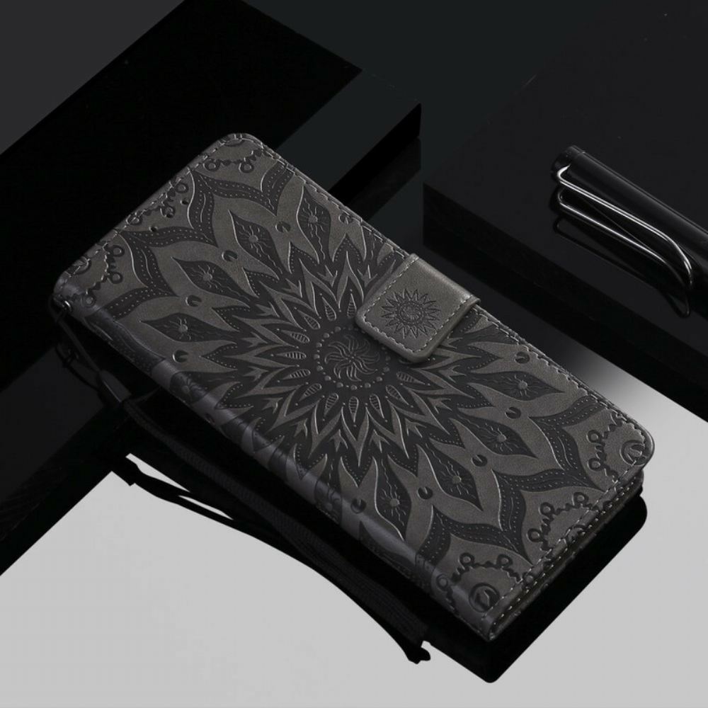 Kožené Pouzdro Na Xiaomi Redmi Note 10 5G / Poco M3 Pro 5G Slunečnice