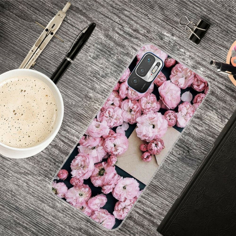 Kryt Na Xiaomi Redmi Note 10 5G / Poco M3 Pro 5G Intenzivní Květiny