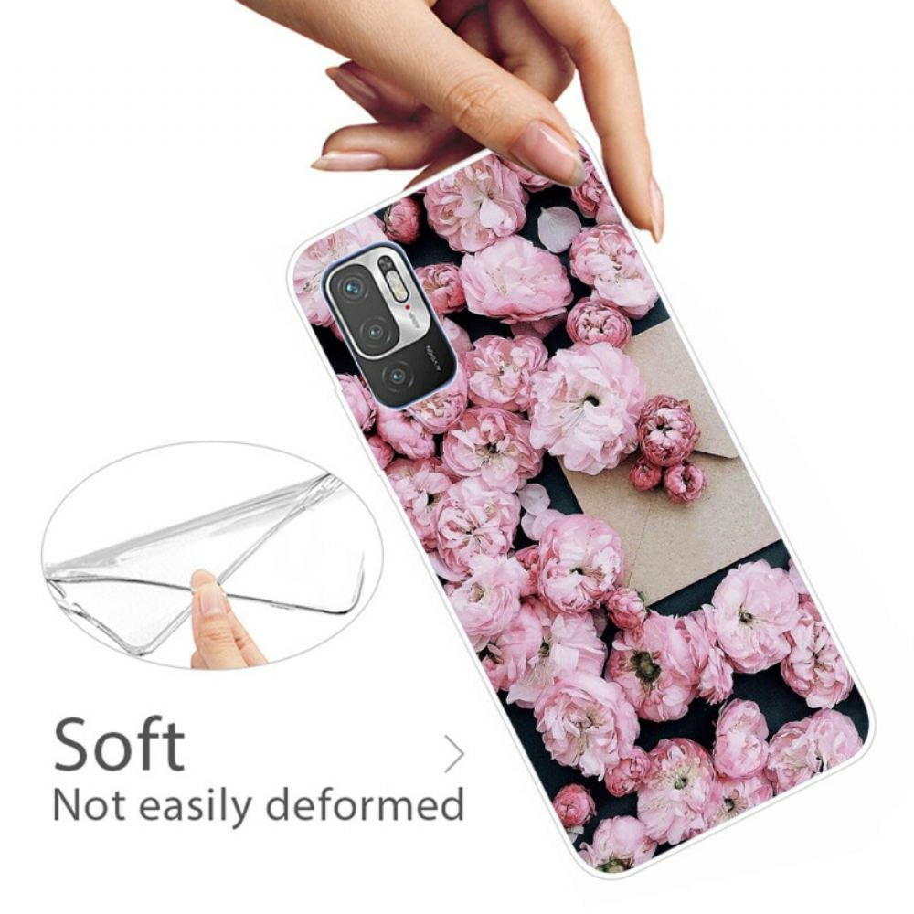 Kryt Na Xiaomi Redmi Note 10 5G / Poco M3 Pro 5G Intenzivní Květiny