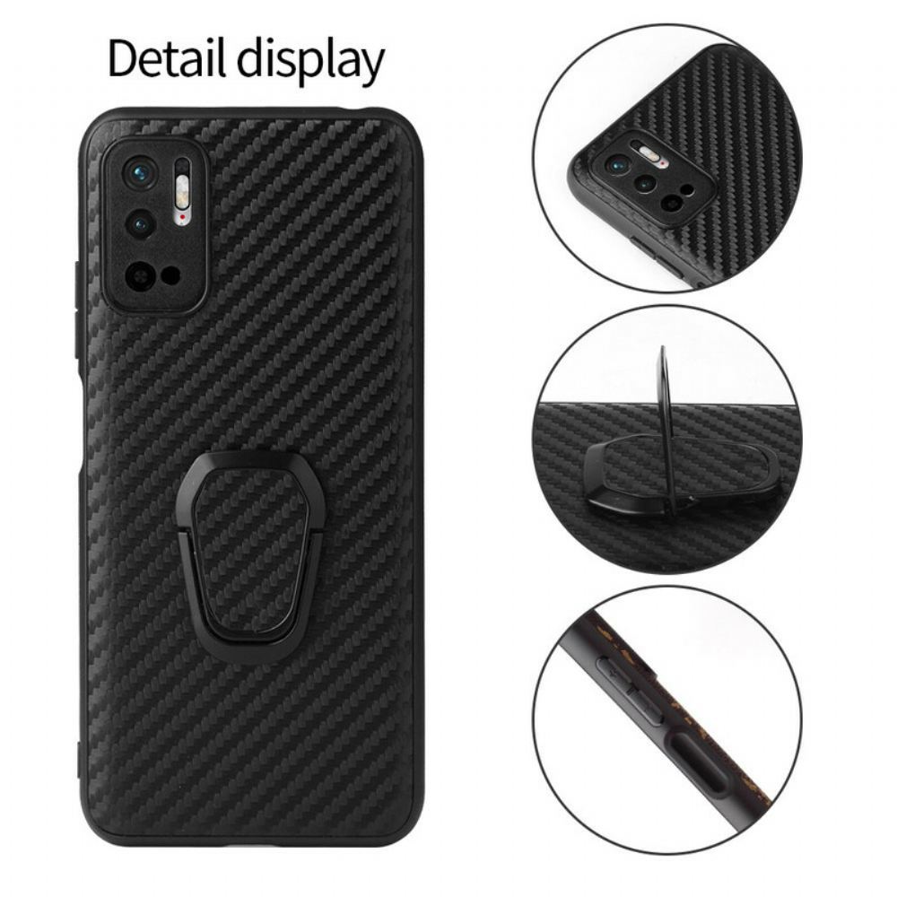 Kryt Na Xiaomi Redmi Note 10 5G / Poco M3 Pro 5G Kroužek Z Uhlíkových Vláken
