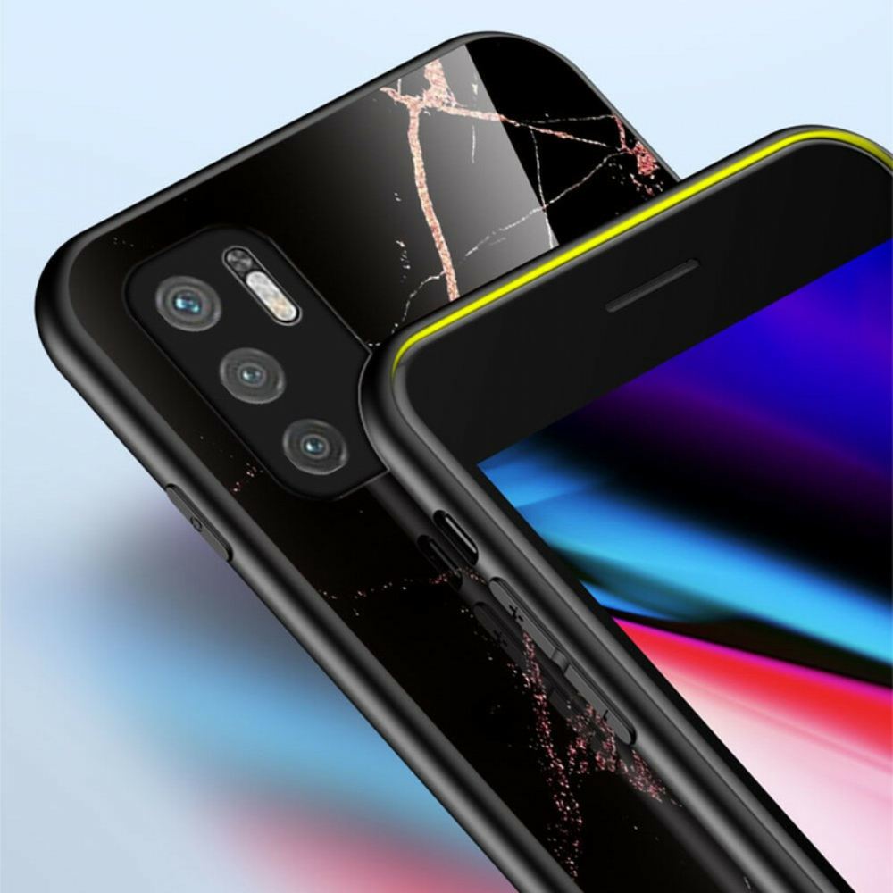 Kryt Na Xiaomi Redmi Note 10 5G / Poco M3 Pro 5G Tvrzené Sklo V Barvách Mramoru
