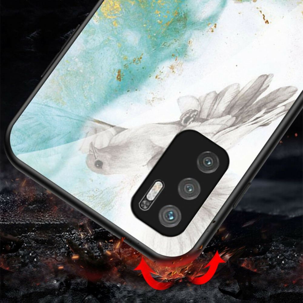 Kryt Na Xiaomi Redmi Note 10 5G / Poco M3 Pro 5G Tvrzené Sklo V Barvách Mramoru