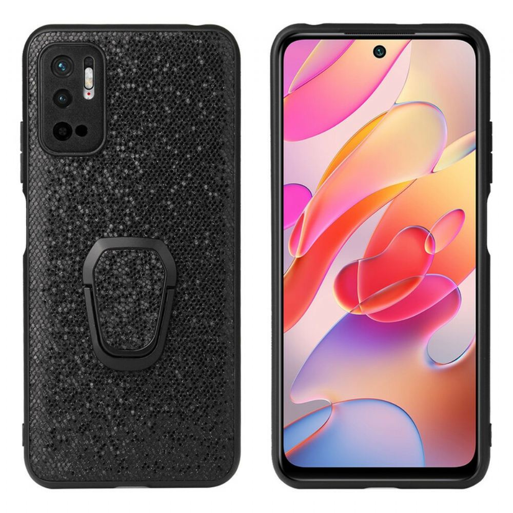 Kryt Na Xiaomi Redmi Note 10 5G / Poco M3 Pro 5G Třpytivé Prsteny-podpěra