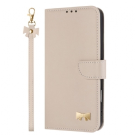 Kožený Kryt Poco C85 Motýlek