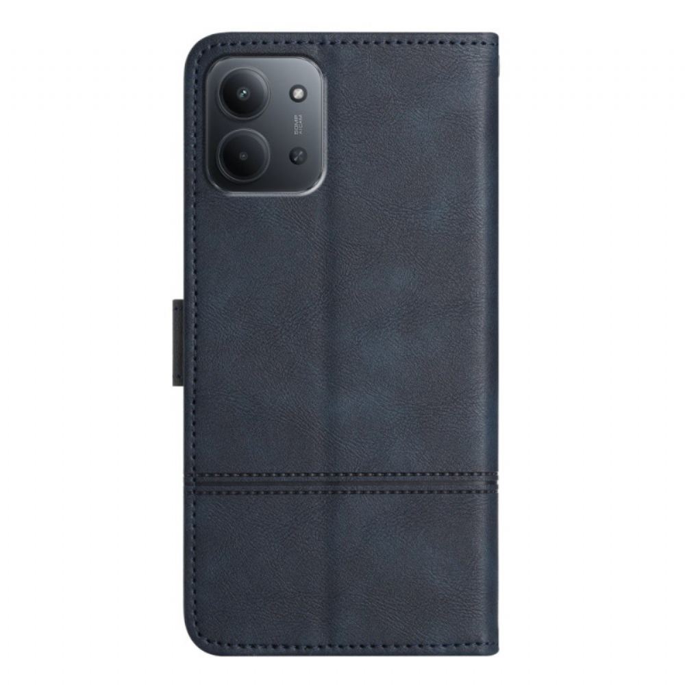 Kožený Kryt Poco C85 Obchodní Styl