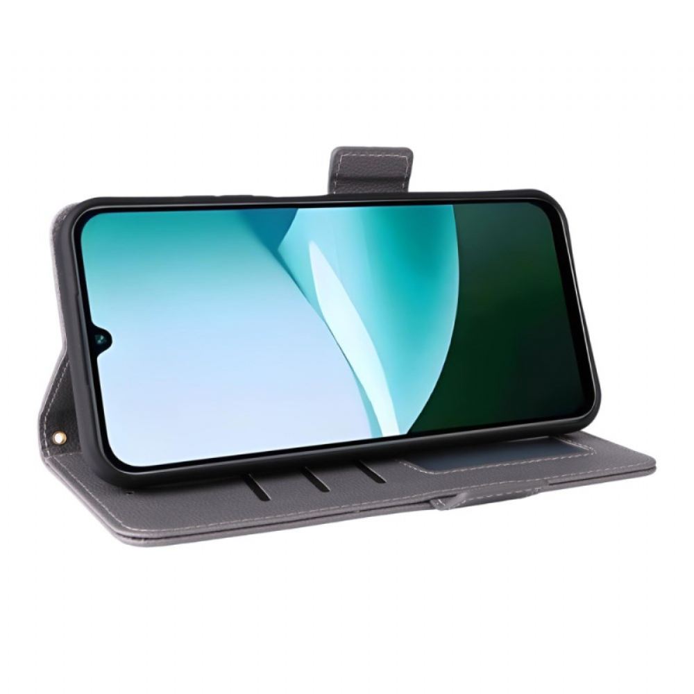 Kožený Kryt Poco C85 Umělá Kůže S Páskem