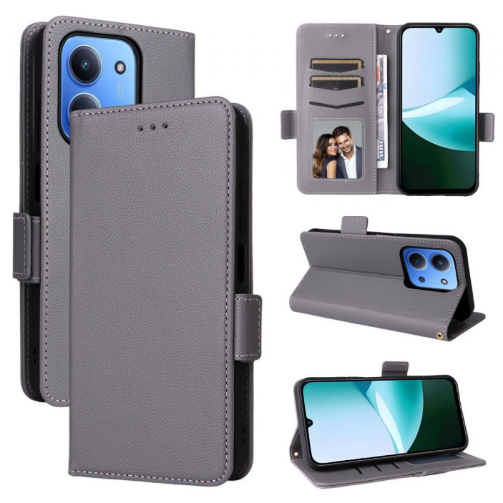 Kožený Kryt Poco C85 Umělá Kůže S Páskem