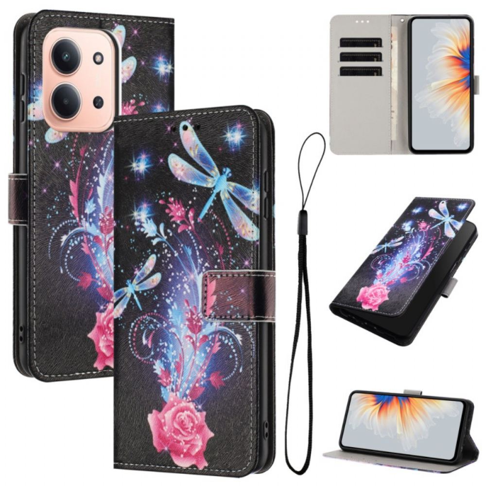 Kožený Kryt Poco C85 Vážky