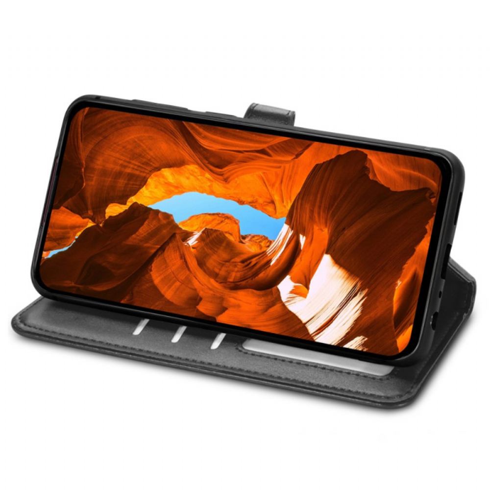 Kožený Kryt Poco C85 Vintage Spona